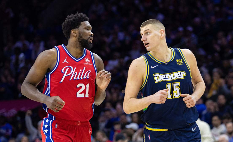 76ers vs denver nuggets match player stats